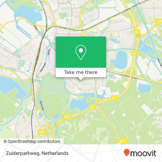 Zuiderparkweg, Zuiderparkweg, 5216 's-Hertogenbosch, Nederland kaart