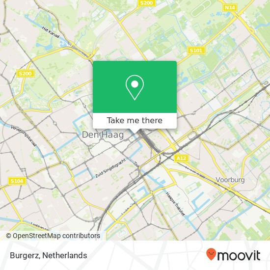 Burgerz, Rijnstraat 10 kaart