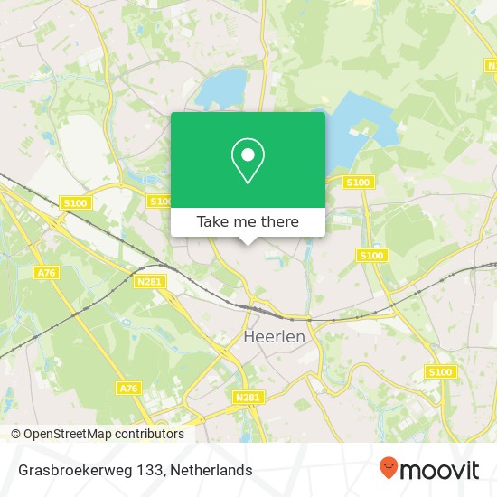 Grasbroekerweg 133, Grasbroekerweg 133, 6412 BD Heerlen, Nederland kaart