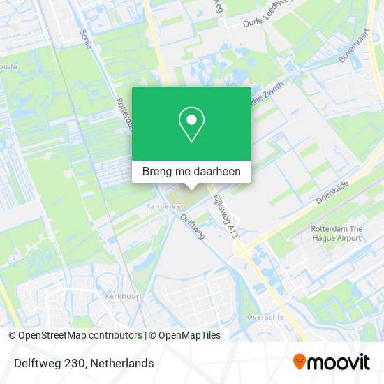 Delftweg 230 kaart