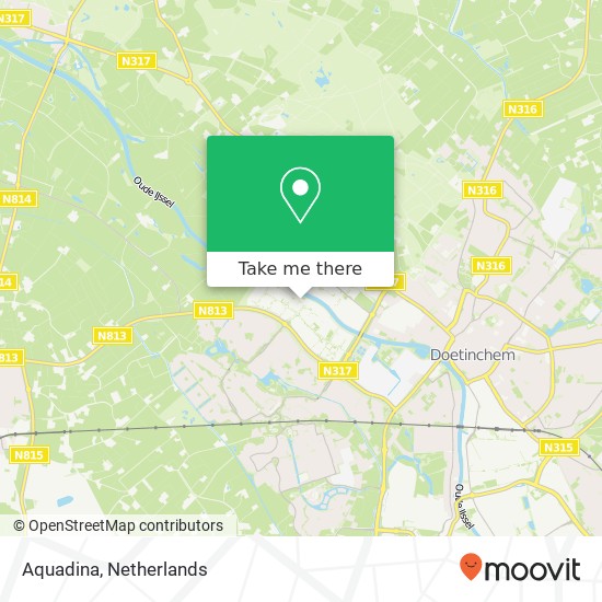 Aquadina, Edisonstraat 31A kaart