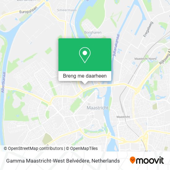 Gamma Maastricht-West Belvédère kaart