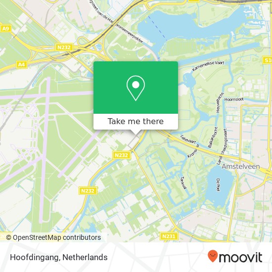 Hoofdingang, Hoofdingang, 1117 Schiphol, Nederland kaart