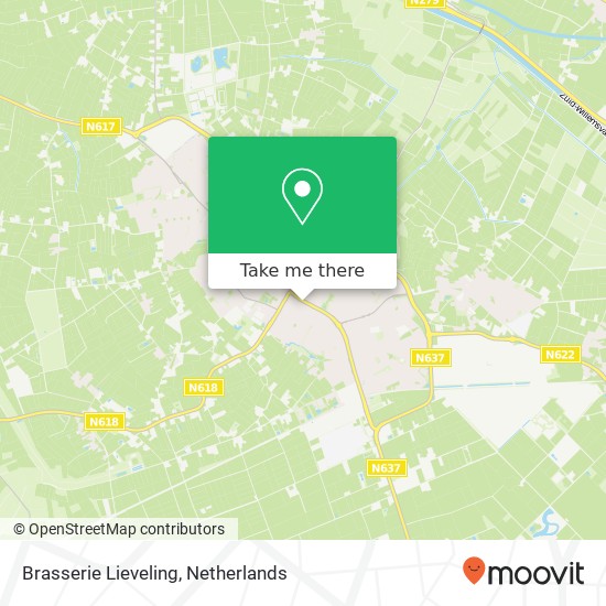 Brasserie Lieveling, Hoofdstraat 145 kaart