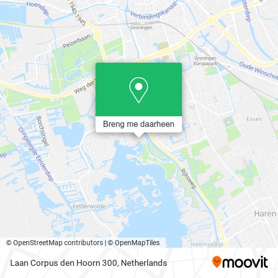 Laan Corpus den Hoorn 300 kaart