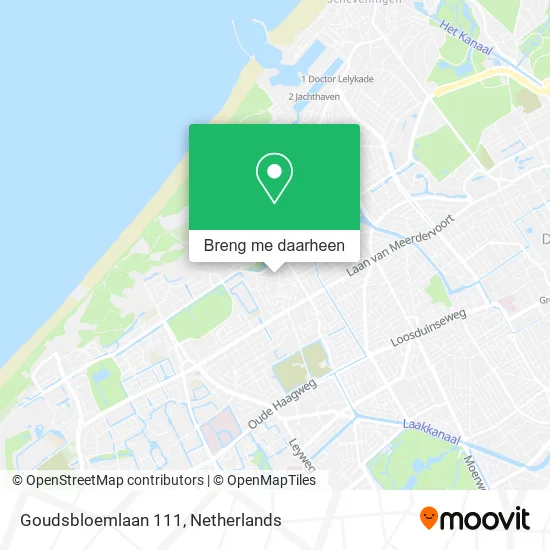 Goudsbloemlaan 111 kaart
