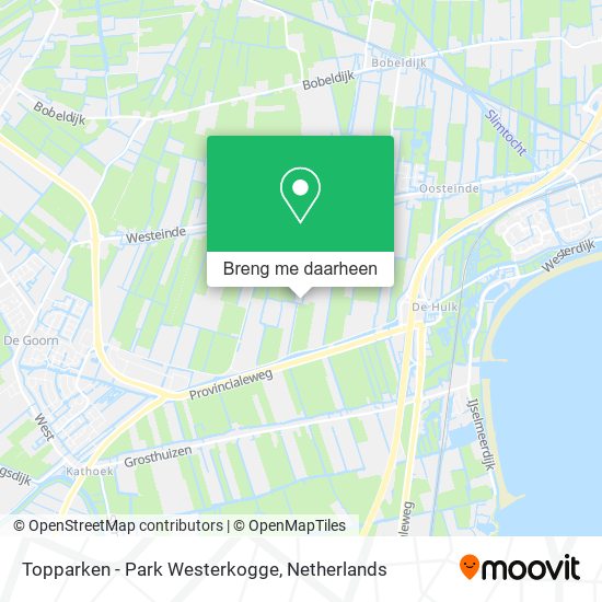 Topparken - Park Westerkogge kaart