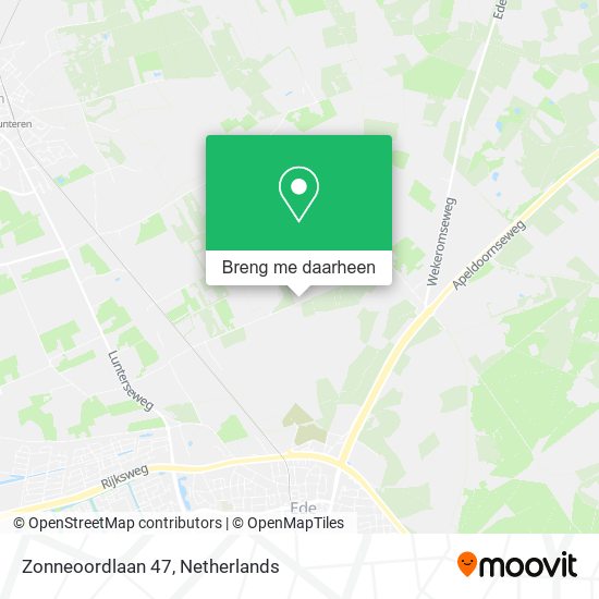 Zonneoordlaan 47 kaart