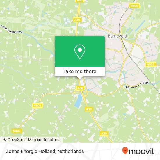 Zonne Energie Holland, Anthonie Fokkerstraat 11G kaart