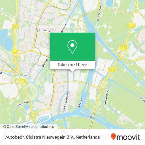 Autobedr. Cluistra Nieuwegein B.V., Betuwehaven 1 kaart