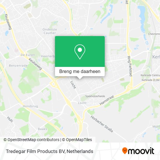 Tredegar Film Products BV kaart
