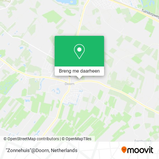 "Zonnehuis"@Doorn kaart