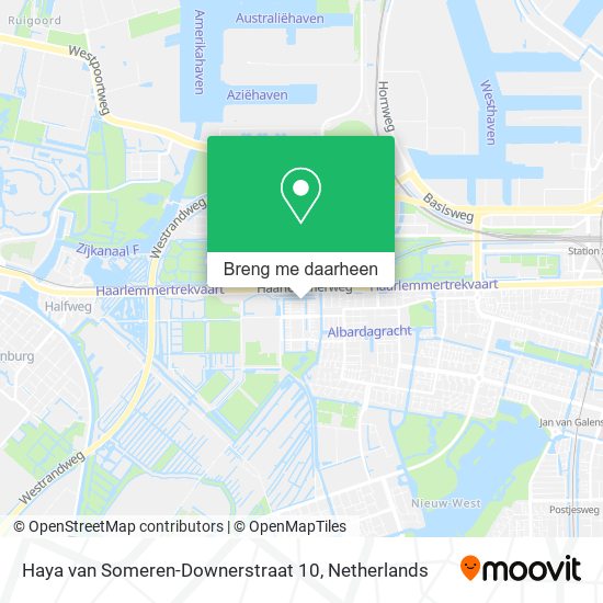 Haya van Someren-Downerstraat 10 kaart