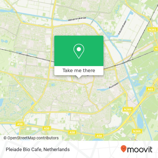 Pleiade Bio Cafe, Nieuwlandstraat 36 kaart