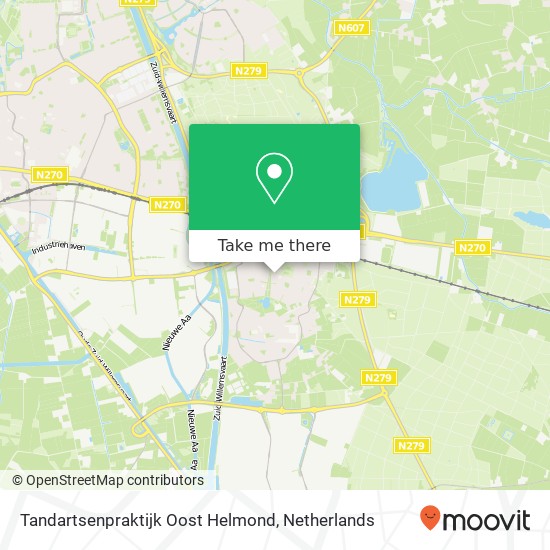 Tandartsenpraktijk Oost Helmond, Maaslaan 204 kaart