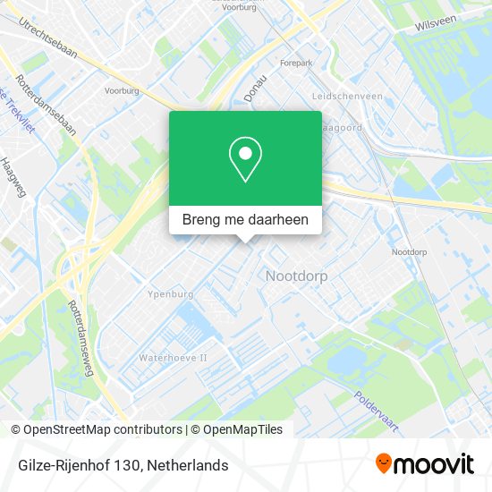 Gilze-Rijenhof 130 kaart