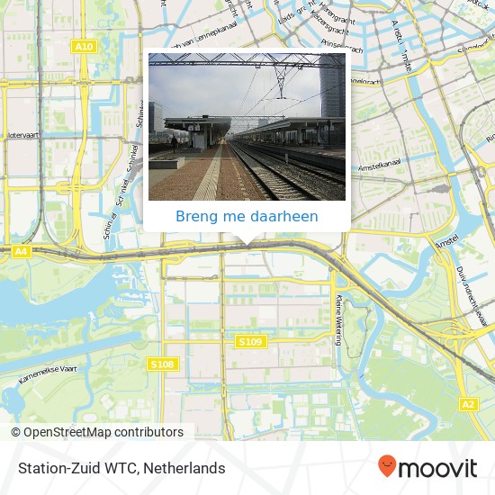 Station-Zuid WTC kaart