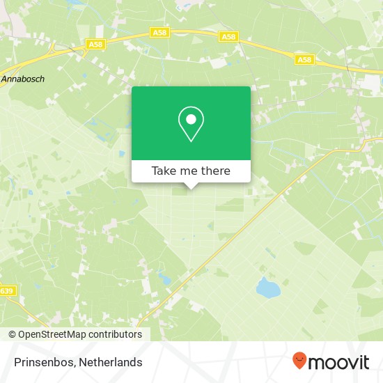 Prinsenbos, Prinsenbos, 5126 Gilze, Nederland kaart