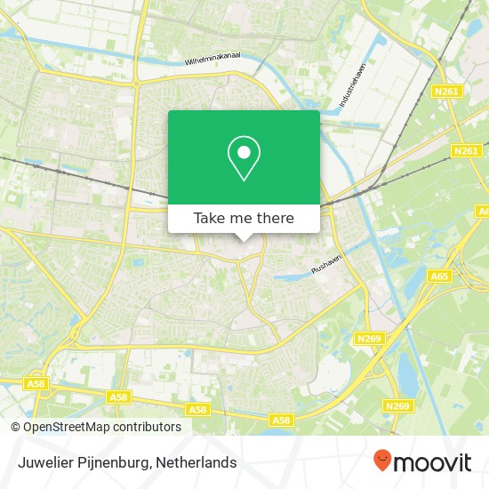 Juwelier Pijnenburg, Heuvelstraat 61 kaart