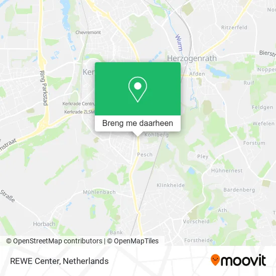REWE Center kaart