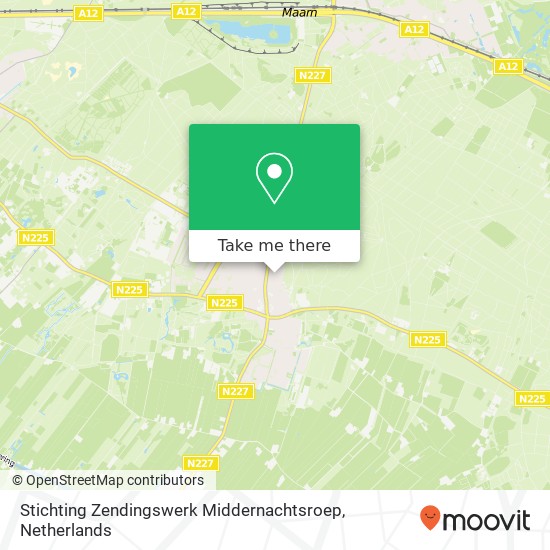 Stichting Zendingswerk Middernachtsroep, Van Bennekomweg 60 kaart