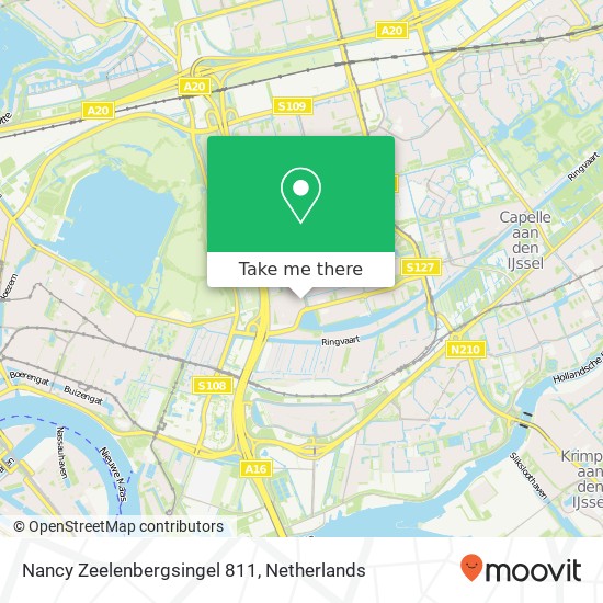 Nancy Zeelenbergsingel 811, Nancy Zeelenbergsingel 811, 3065 JJ Rotterdam, Nederland kaart