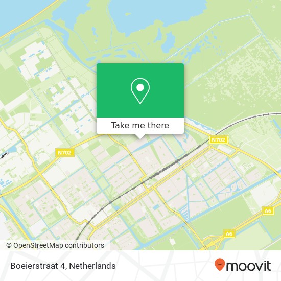 Boeierstraat 4, 1335 SP Almere-Buiten kaart