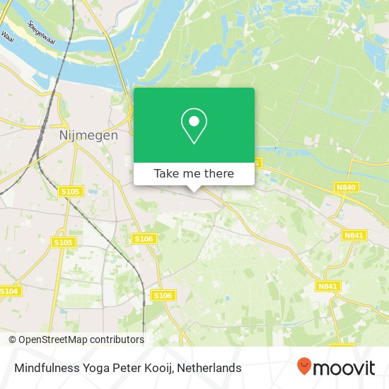Mindfulness Yoga Peter Kooij, Ahornstraat 18 kaart