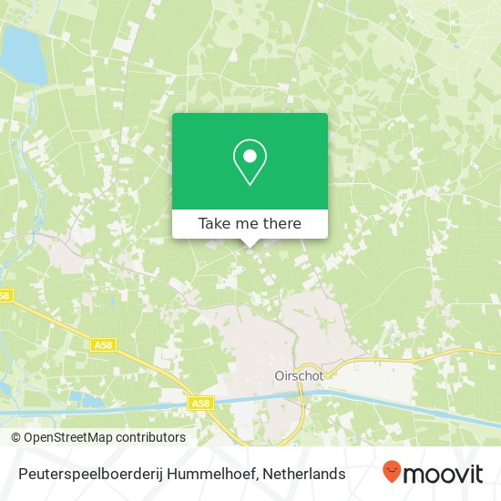 Peuterspeelboerderij Hummelhoef, Hedel 2 kaart