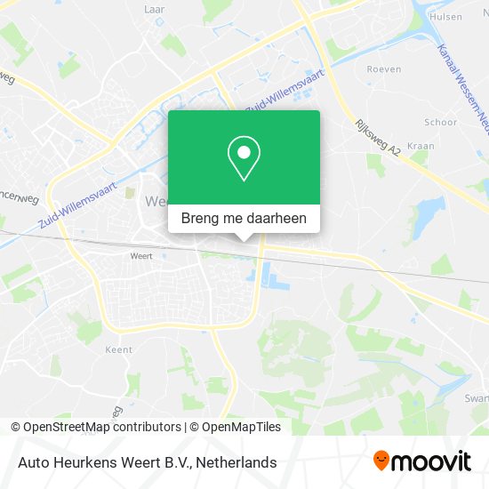 Auto Heurkens Weert B.V. kaart