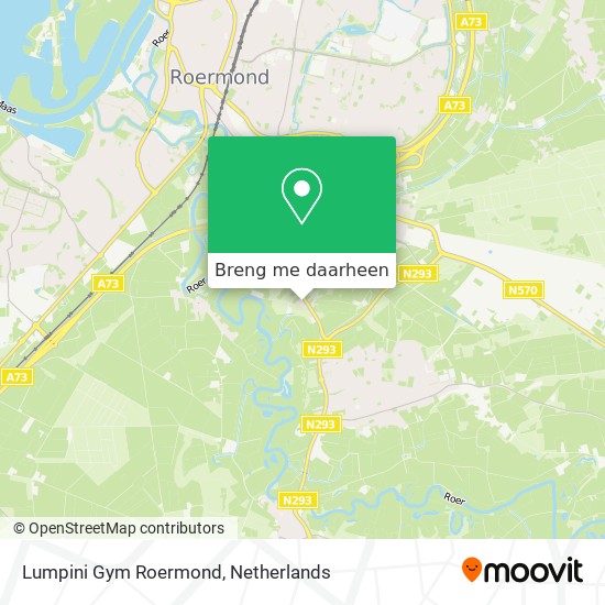 Lumpini Gym Roermond kaart