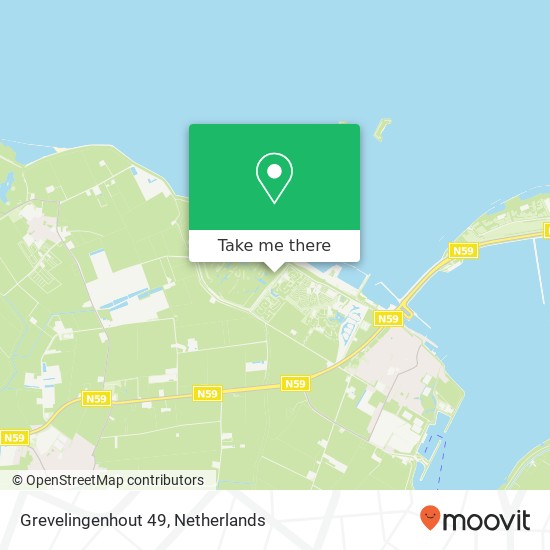 Grevelingenhout 49, Grevelingenhout 49, 4311 NL Bruinisse, Nederland kaart