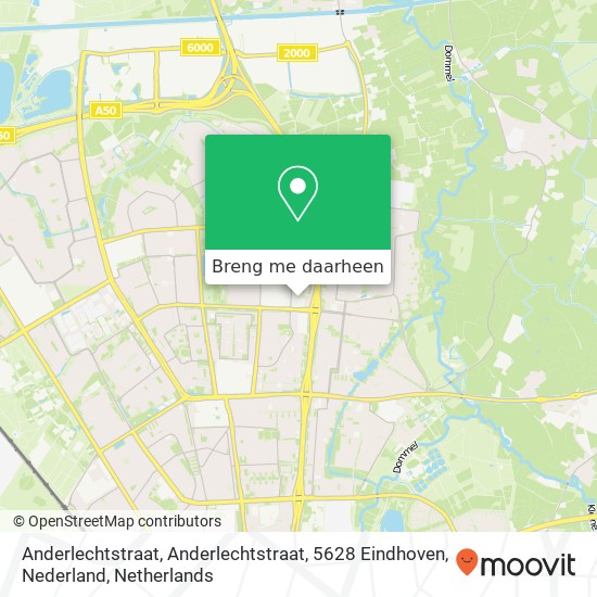 Anderlechtstraat, Anderlechtstraat, 5628 Eindhoven, Nederland kaart