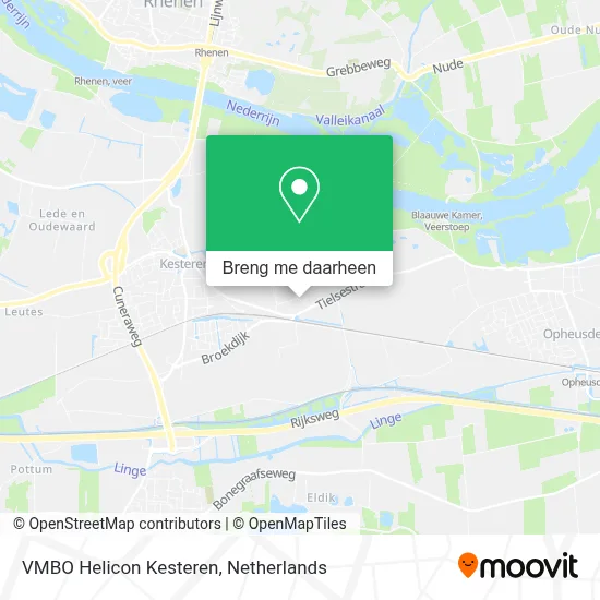 VMBO Helicon Kesteren kaart