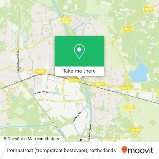 Trompstraat (trompstraat bestevaer), 5703 AZ Helmond kaart