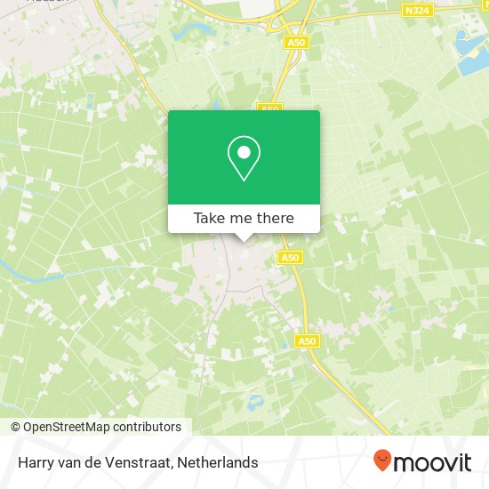 Harry van de Venstraat, 5388 Nistelrode kaart