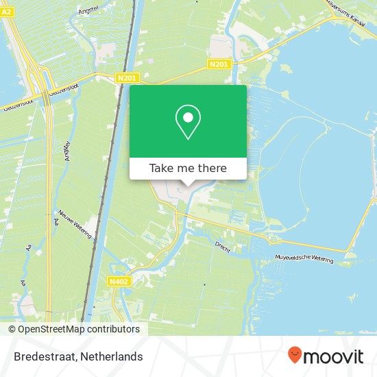 Bredestraat, Bredestraat, 3632 Loenen aan de Vecht, Nederland kaart