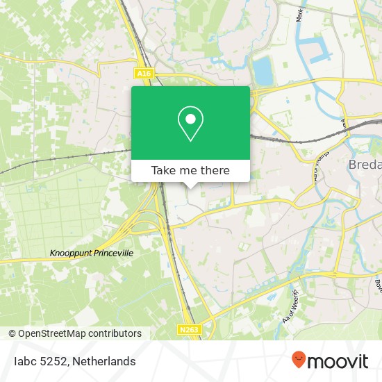 Iabc 5252, Iabc 5252, 4814 RD Breda, Nederland kaart
