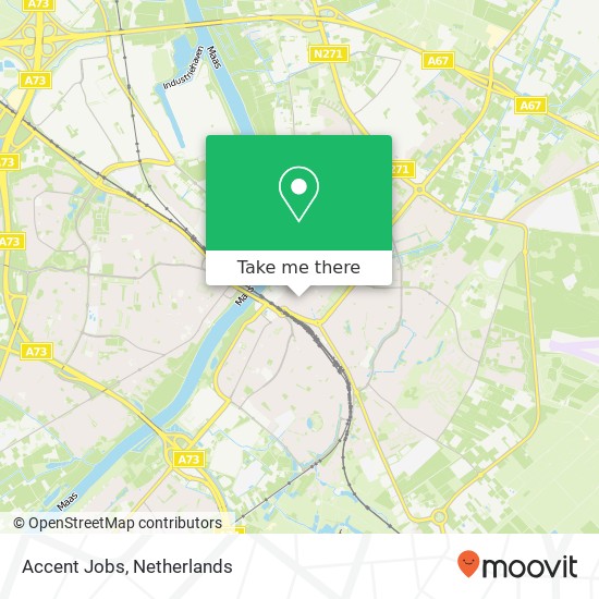 Accent Jobs, Nieuwstraat 23 kaart