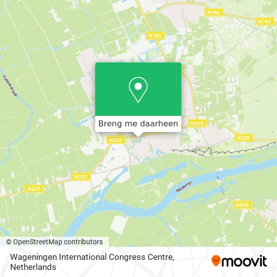 Wageningen International Congress Centre kaart