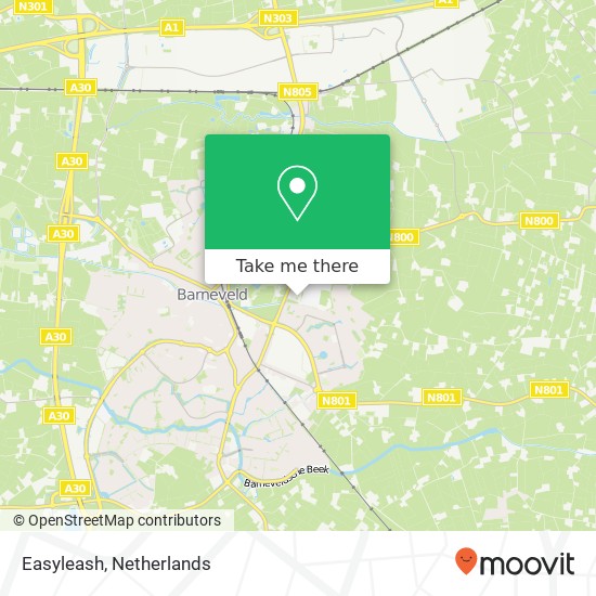 Easyleash, Barneveld kaart