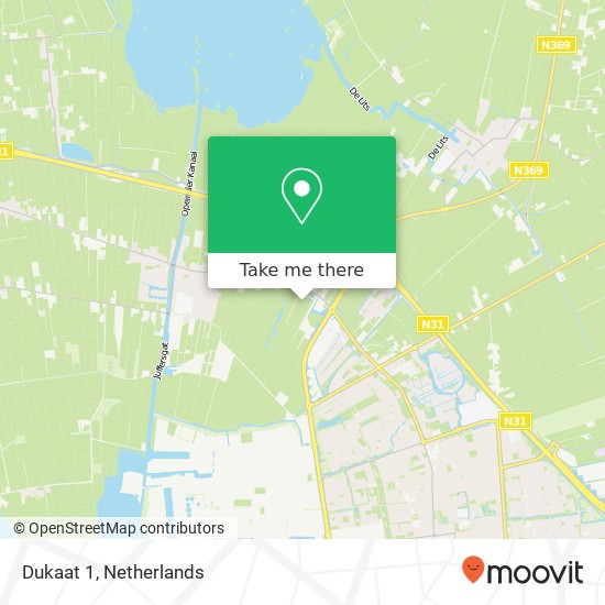 Dukaat 1, Dukaat 1, 9207 MB Drachten, Nederland kaart