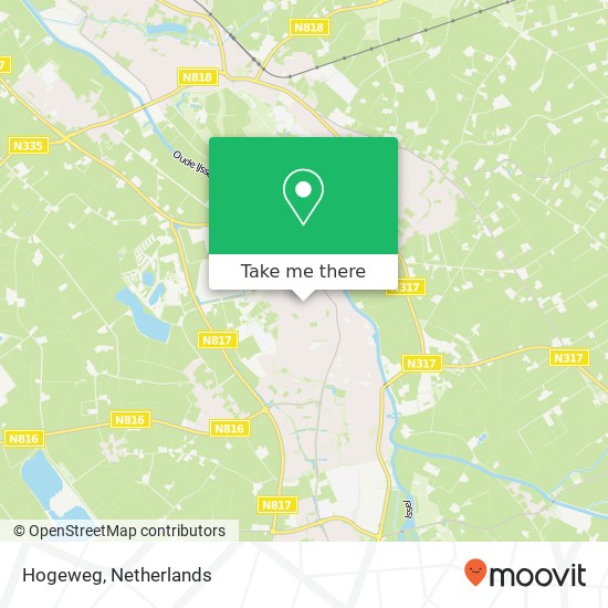 Hogeweg, Hogeweg, 7071 Ulft, Nederland kaart