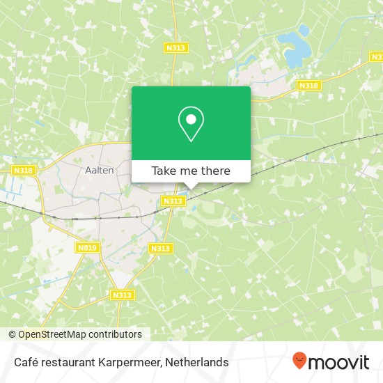 Café restaurant Karpermeer kaart