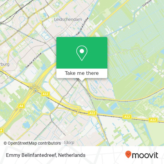 Emmy Belinfantedreef, Emmy Belinfantedreef, 2492 Den Haag, Nederland kaart