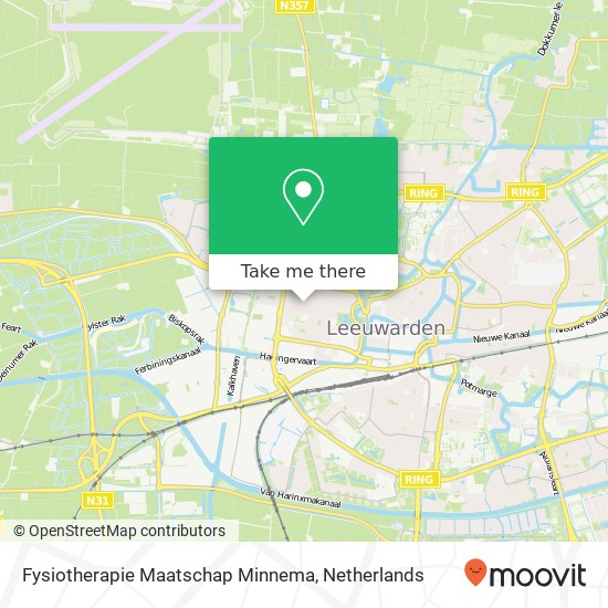 Fysiotherapie Maatschap Minnema, Bildtsestraat 42 kaart