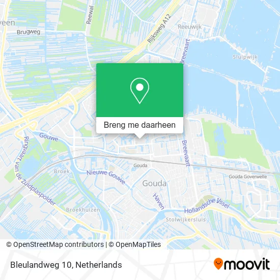 Bleulandweg 10 kaart