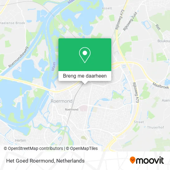 Het Goed Roermond kaart