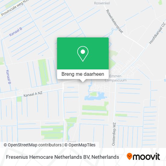 Fresenius Hemocare Netherlands BV kaart