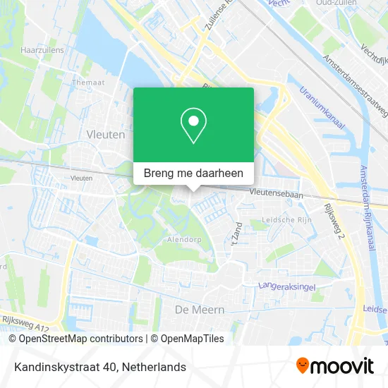Kandinskystraat 40 kaart